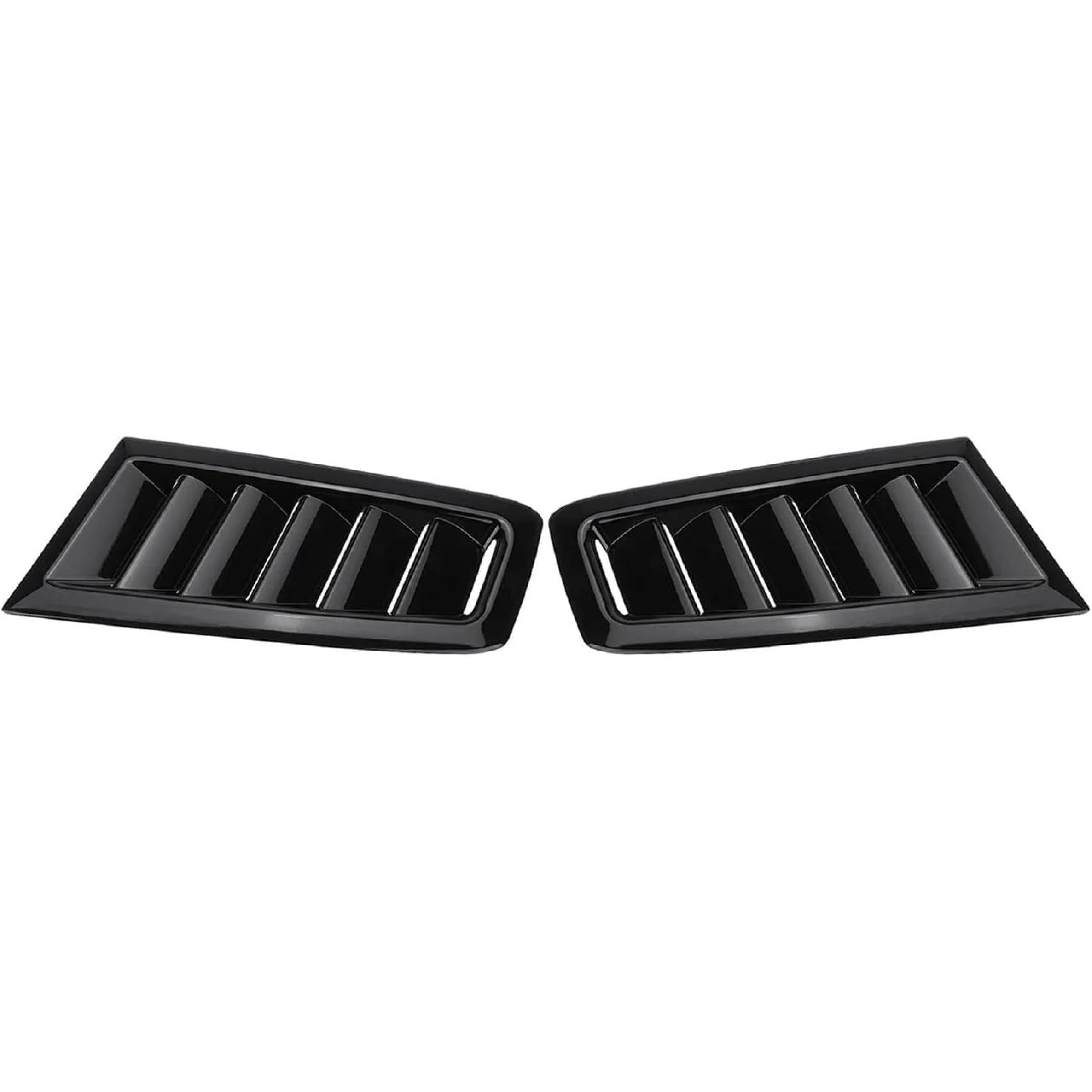 Engine Hood Vent 2X Engine Hood Vent Fit for BMW E60 E90 E91 E92 E93 F30 F10 Louvers Air Scoop Bonnet Vent Cover Air Intake Cover Glossy Black