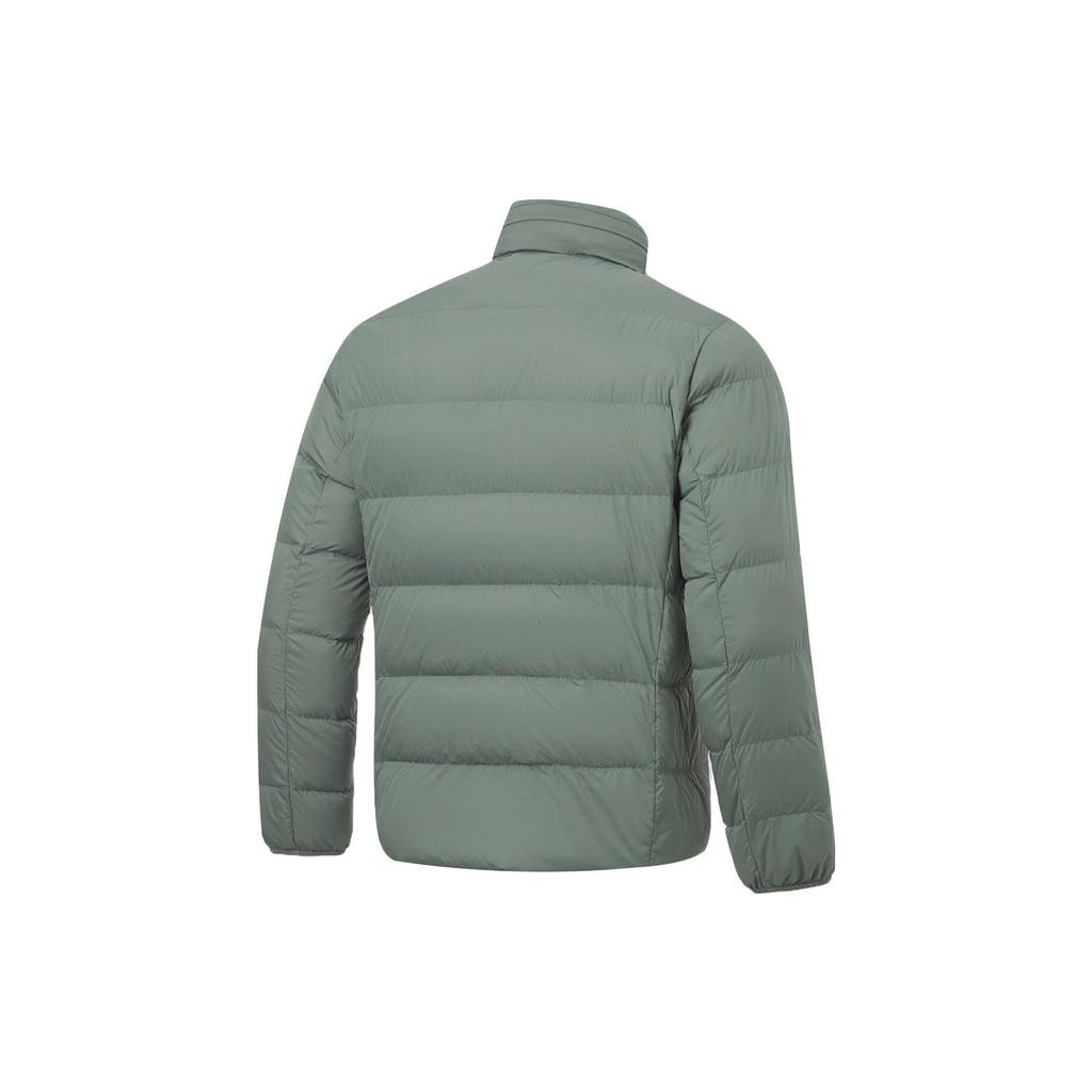 Li Ning Fitness Series Down Jacket Men's Gray Green AYMT101-6