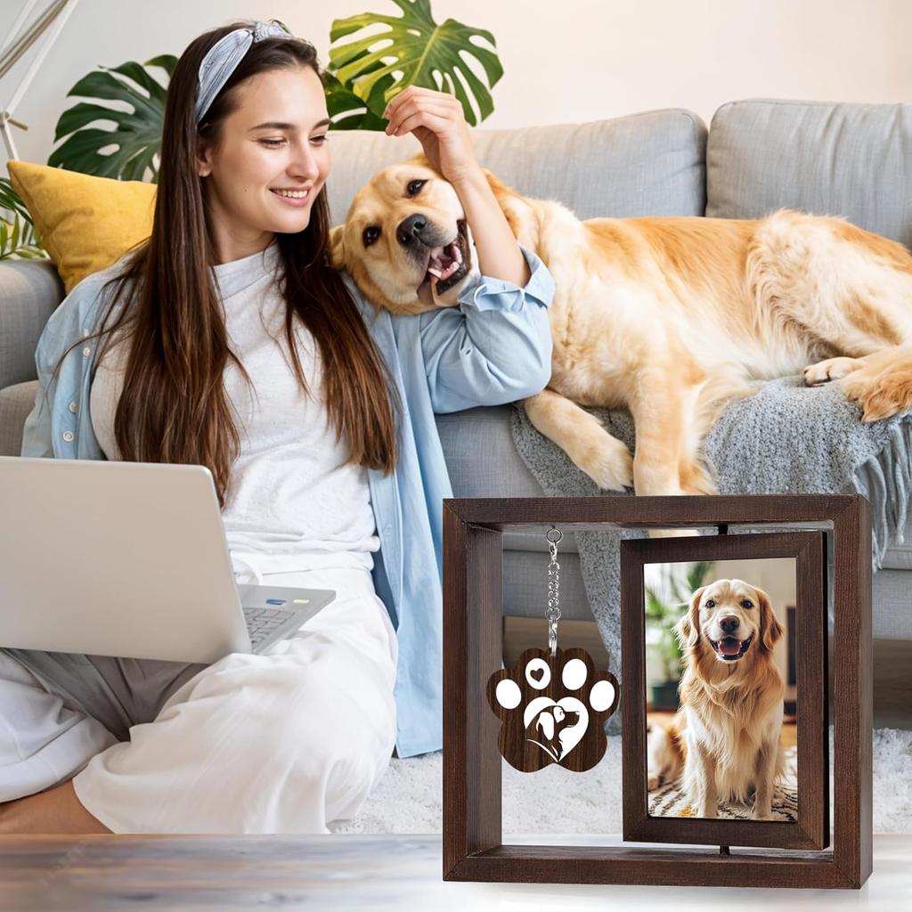 Pet Memorial Frame for Dogs - Dog Memorial Gifts for Loss of Dog, Loss of Pet Sympathy Gift Remembrance Bereavement Passing Away Gifts in Memory of