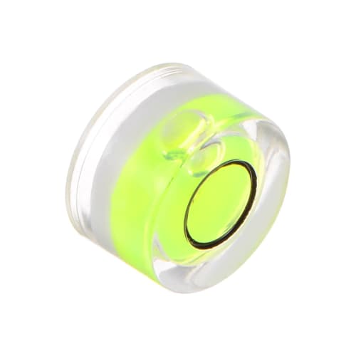 uxcell Round Bubble Level, 10x6mm, Mini Circular Bullseye Spirit Level for Leveling Camera Tripods, Telescopes, Workshops, Turntables, and Picture Fra
