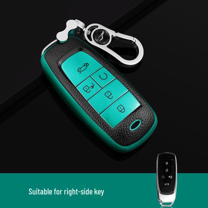 Compatible Key Case for GAC Trumpchi Aion Models AIONS, AIONV, AIONY, AIONLX - Full Protection Shell with Buckle