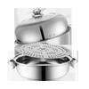 Adneny Odin 28cm 410 Edelstahl Dampfgarer & Suppentopf