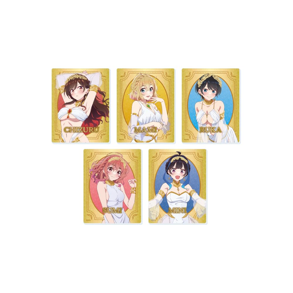 

TV Anime 23 Goddess B Acrylic Card Complete Set of Rent-A-Girlfriend ver. [Original Illustration] (Box 5)