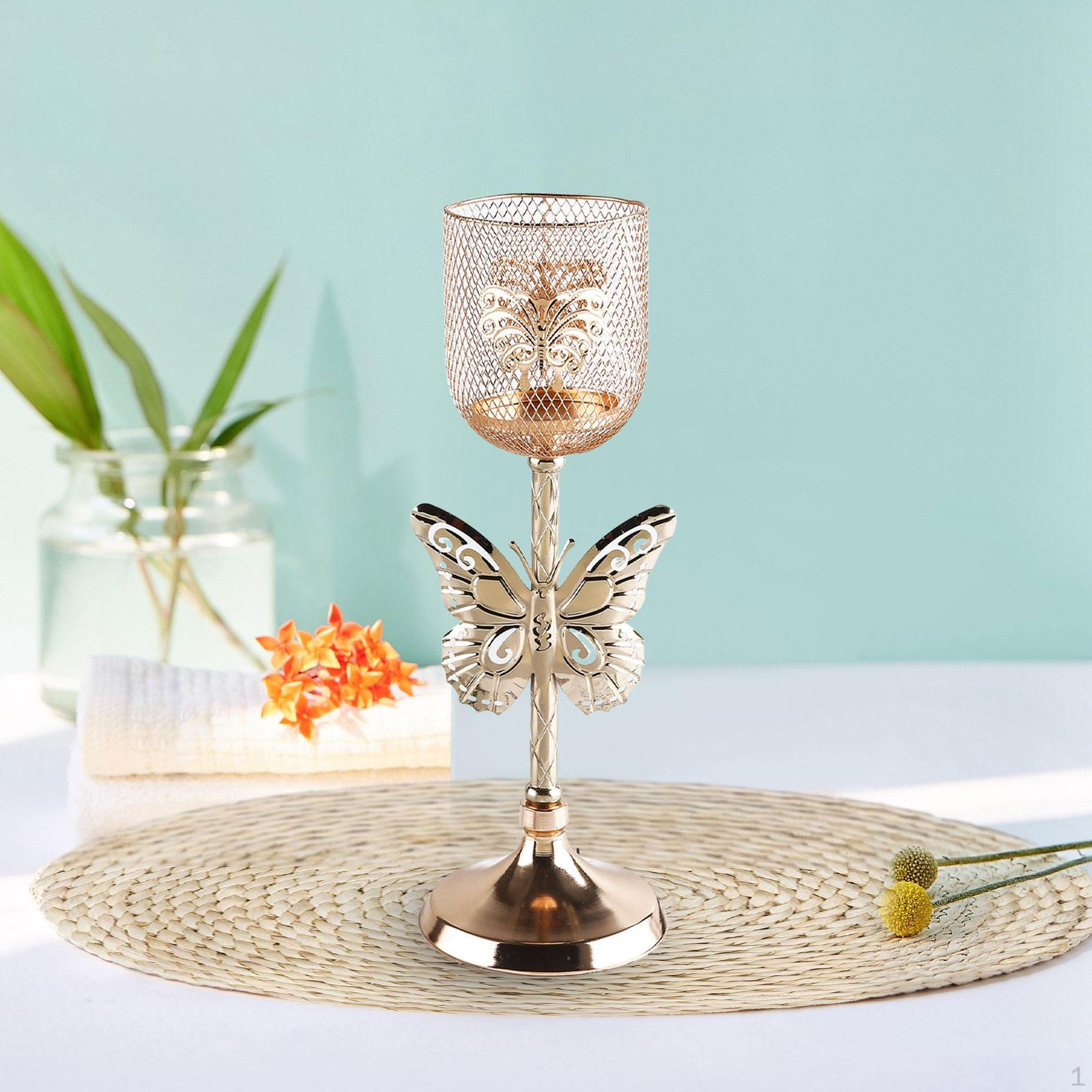 Металлический подсвечник Держатели для чайных свечей Стойка Канделябр Подсвечник для декора 11cmx11cmx30cm