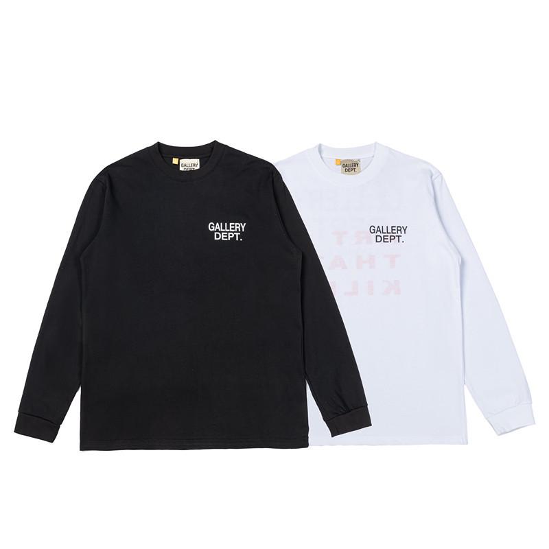 Gallery Dept Heart Letter Slogan Long-Sleeve T-Shirt - Men's Trendy Style