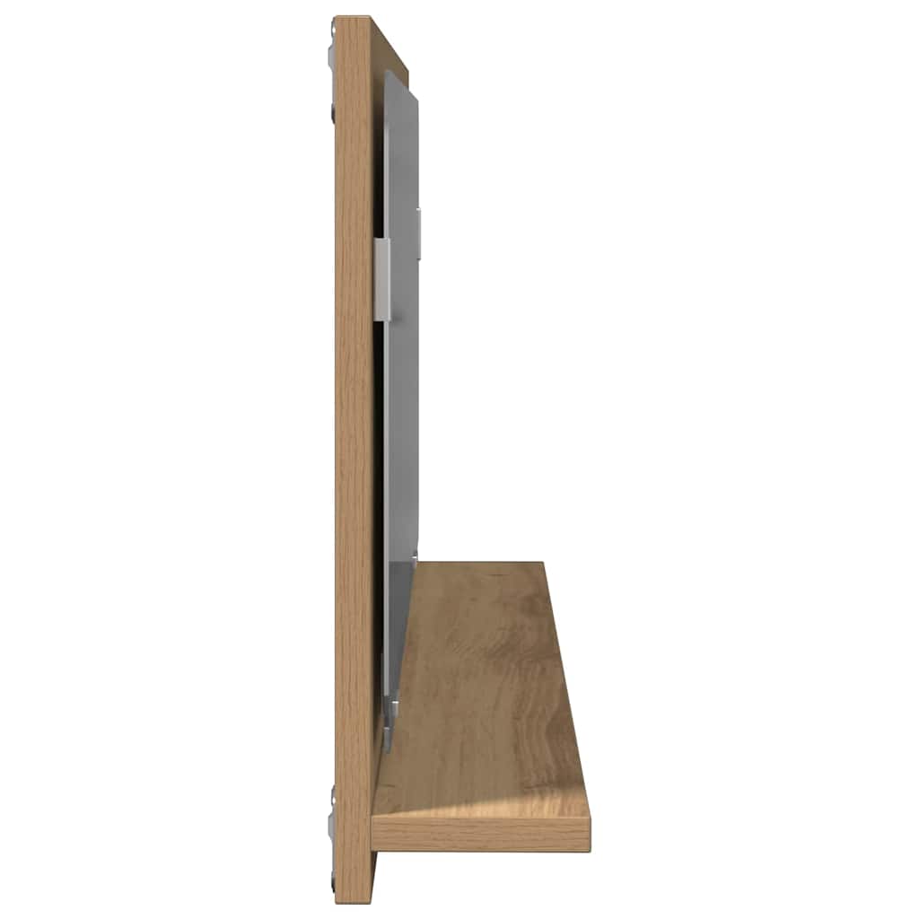 Mirror Cabinet in Artisan Oak 90 x 10.5 x 37 cm Particleboard