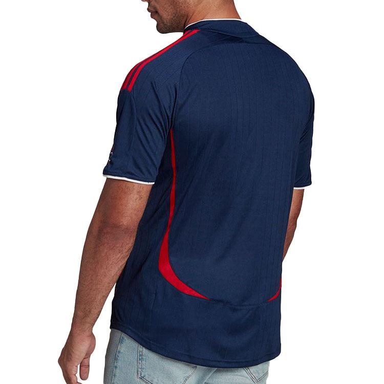 adidas FC Bayern München Schwarzes Fußballtrikot Herren Blau H39911