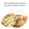 Bird Nest Birdcage Plush House Standing Perch Parrots Resting Spot Windproof Parrot Nest Bird Winter House for Cockatoos