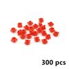 300pcs 4 Petal  Flowers Building Blocks DIY Bricks Plant Floret Grass Educational Assemblage Construction Toy Compatible 33291 For Children