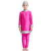 Swimsuit Girls 3pcs Long Sleeve Kids Swimwear Muslim Islamic Swimming Suit Sets