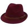 Fisherman Bucket School Old Vintage British Cap Jazz Woolen Imitation Men For Hat Fedora Color Plain Solid Ricygvm Caps Unisex Elegant Church