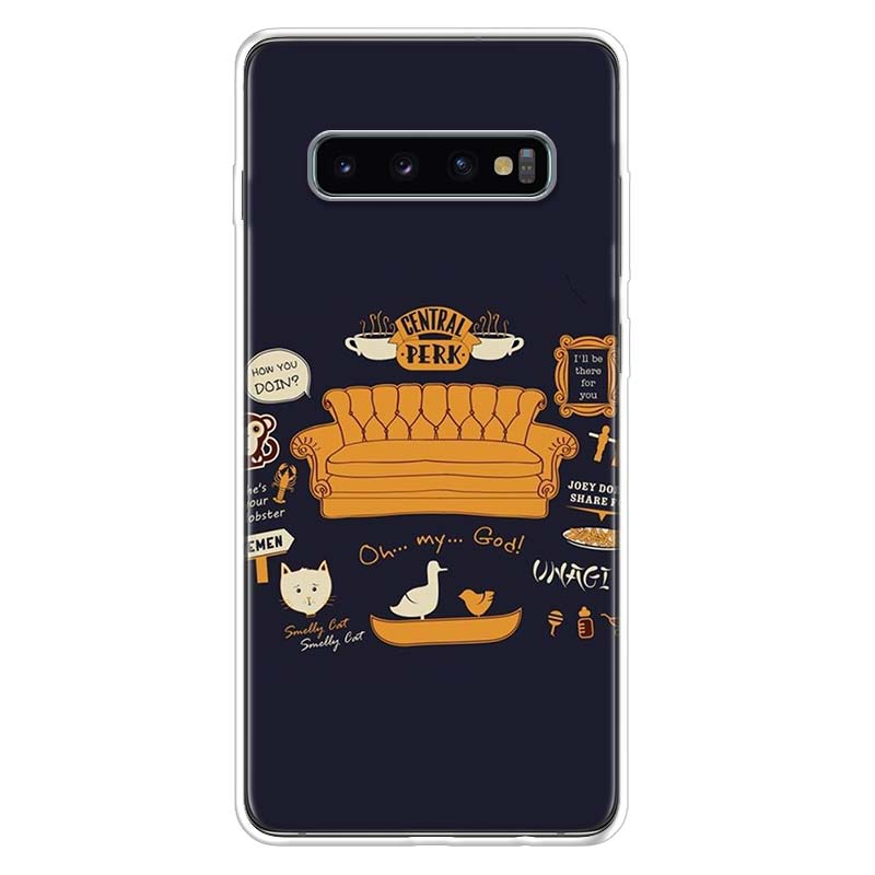 Friends TV Show Series Sitcom Phone Case For Samsung Galaxy S26 S25 Edge S24 S23 Ultra S22 Plus S21 S20 FE Soft TPU Back Cover F