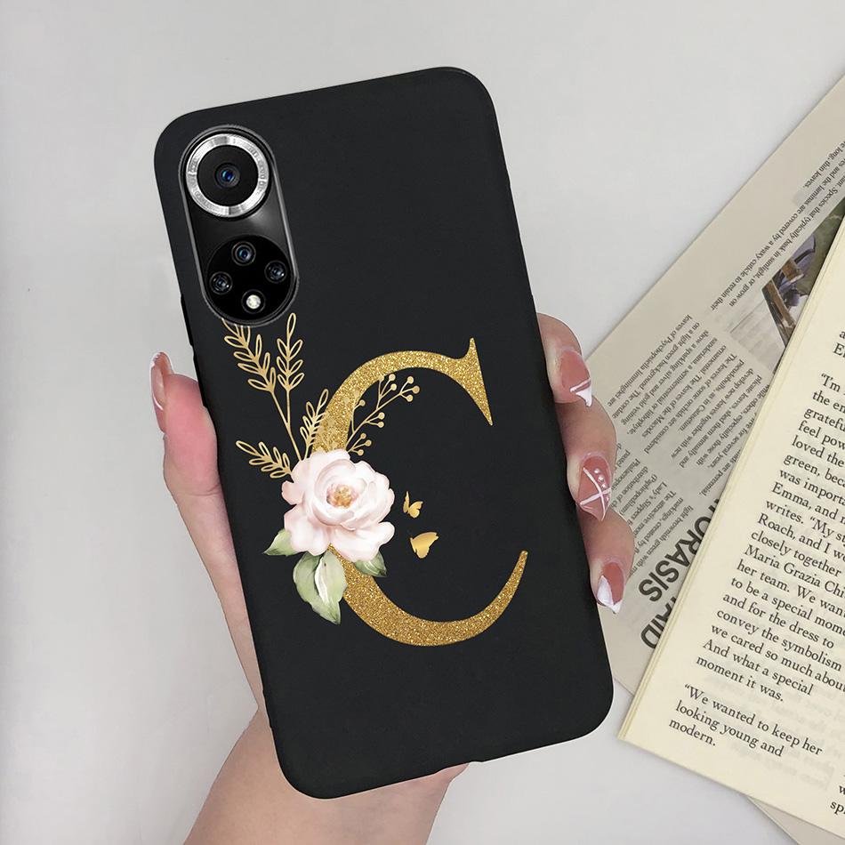 Für Huawei Nova 9 SE Pro Hülle Niedliche Buchstaben Weiche Silikonhülle Für Huawei Nova9 Pro Nova 9SE Handyhülle Fundas Stoßfester Bumper