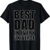 Heren Beste Papa In Elk Universum Grappige Vaderdag Quote T-shirt