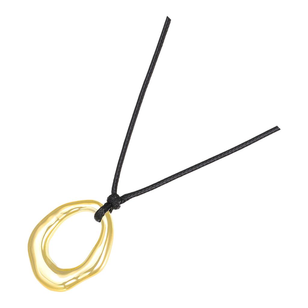 Geometriskt hänghalsband Unika halssmycken Justerbart rephalsband Lämpligt för moderna modeentusiaster Present