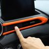ABS Orange Center Console air outlet frame Trim For Mazda MX-5 Miata 2016-23
