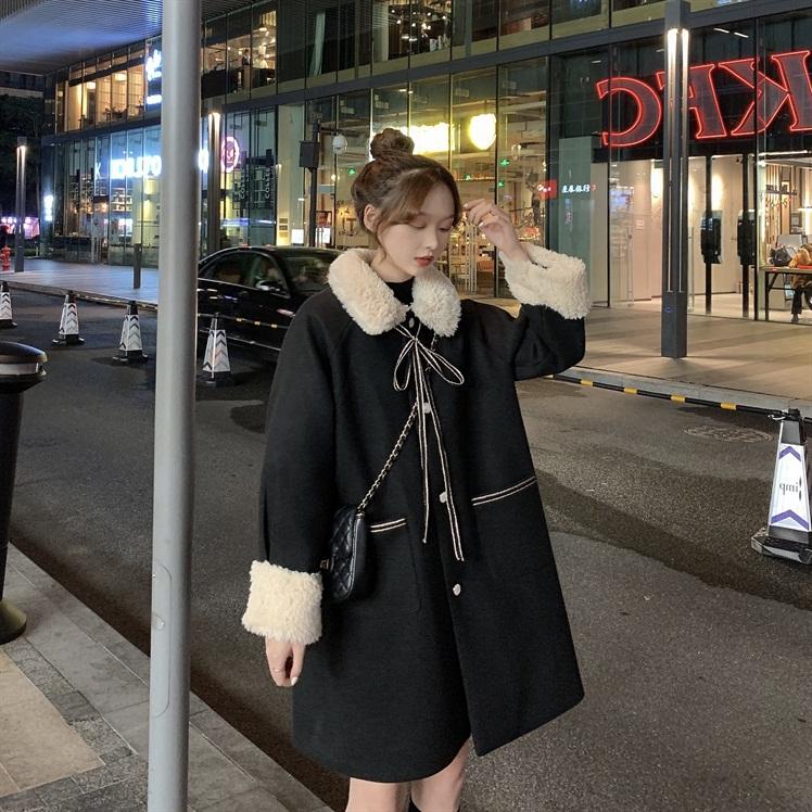 Abrigo de invierno Ropa negra Abrigo de moda Chaqueta de cuero para mujeres  Ropa de manga larga Ropa de abrigo Ropa exterior comprar a buen precio —  entrega gratuita, reseñas reales con