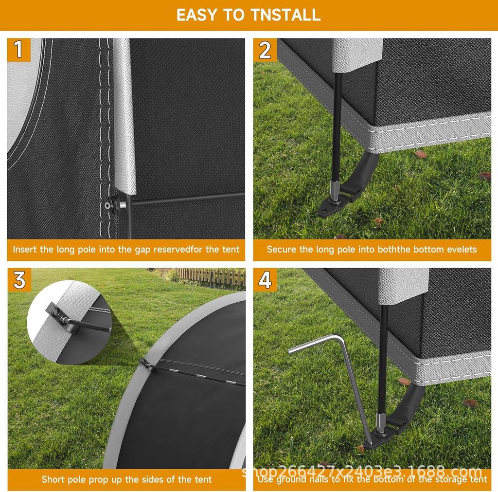 Portable Outdoor Bicycle Storage Tent - In Stock