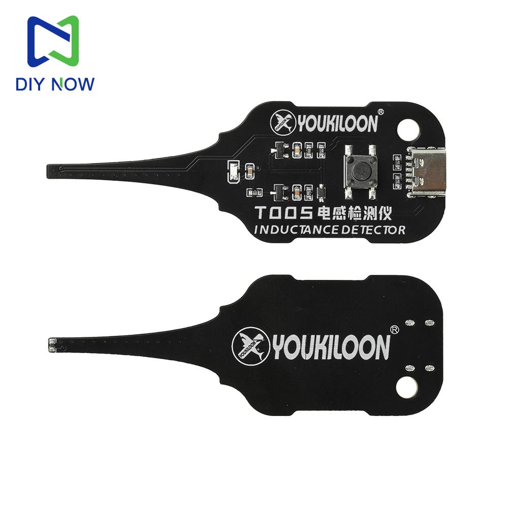 T005 DC 5V Inductance Tester Motherboard Coil Tester Inductor Detector Tool Repair Electromagnetic Induction Quick Fault Check