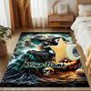 1PC Custom Name Moonlit Witch's Night Theme Floor Mat Ideal for Living Room, Game Rooms, Office, Bedroom,Floor Mat Playful Design162