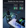 USB C Car Charger 2 Pack, 38W Cigarette Lighter Adapter 12V USB Outlet PD/QC Fast Charging Car Phone Charger Plug for iPhone 16 15 14 13 Pro Max,
