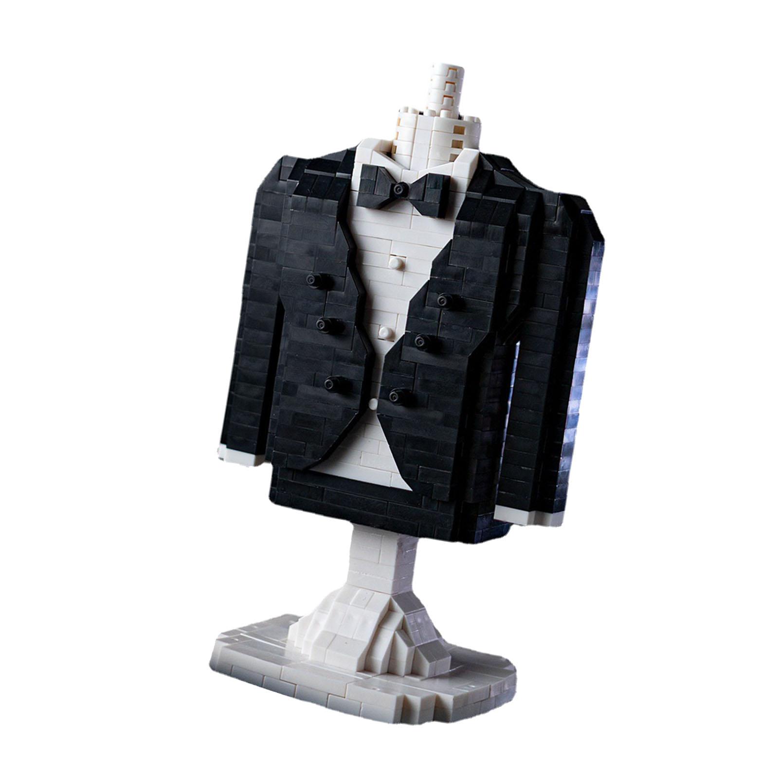 

Wedding Dress Building Blocks Cute Small Plastic Bright Colors Exquisite Micro Building Blocks for чёрный