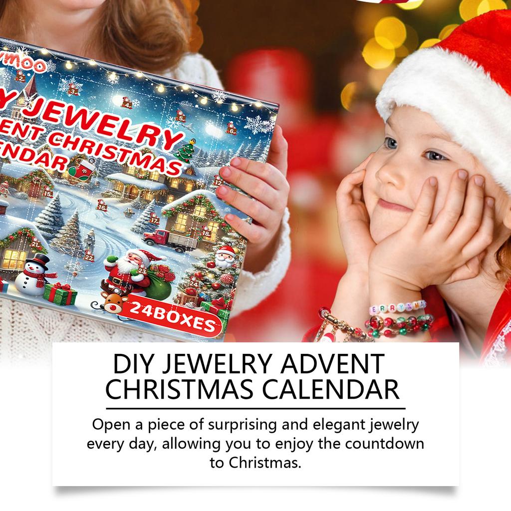 DOWMOO Creative DIY Christmas Jewelry Blind Box Kit Christmas Small Gift Set Blind Box Kit