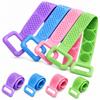 Long Strip Silicone Body Scrubber Back Reaching Exfoliating Bath Towel  Body Cleaning Tools