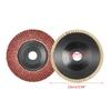 4 Inch Wool Sanding Discs Wet Dry Sanding Discs Flap Disc for Die Grinder Surfaces Prep Strips Grind Polishing