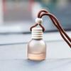 1Pcs 11ml Air Freshener Empty Bottle Car Hanging Glass Bottle Aromatherapy Pendant Diffuser Car Decoration Aromatherapy Ornament