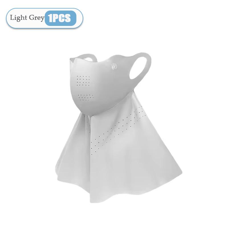 

1-10PCS Summer Cool Ice Silk Sun Protection Mask 3D Breathable Anti-UV Neck Scarf Sunscree UPF50+ Sunshade Face Mask Outdoor