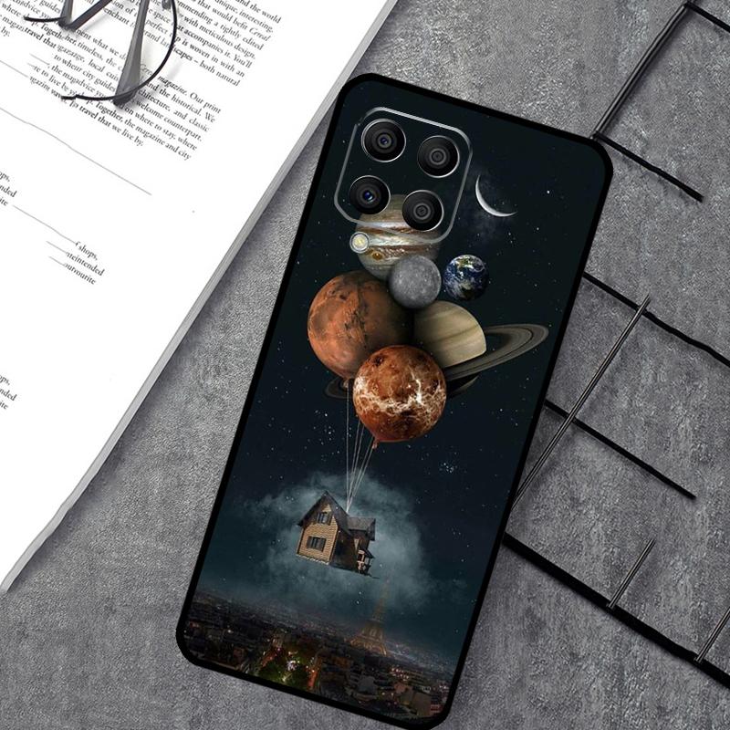 Astronaut Stars Space Planets Case For Samsung Galaxy M14 M12 M11 M13 M15 M06 M16 M36 M56 M31 M53 M32 M52 M35 M55 M34 M54
