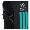 Adidas Mercedes AMG 3-Stripes Classic Stripe Adjustable Zipper Simple Polyester Backpack Unisex Backpack Black KF1774