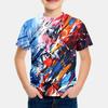 T-Shirts for Boys Tie Dye Graphic T Shirts Short Sleeve Tee Children's T-Shirt Elementary Girl Clothes Casual Tops Girl T-Shirts