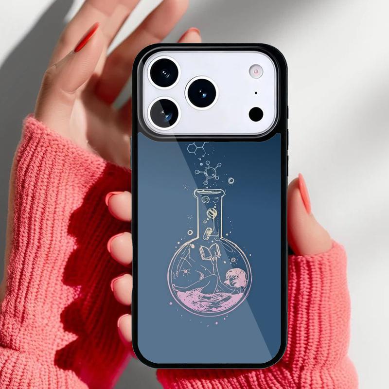 

Мягкий чехол для телефона Биология и Химия для iPhone 17 16 15 14 13 Pro Max Задняя крышка для 12 11 Pro Coque iPhone Air