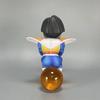 19-22CM Dragon Ball Anime Sitting Position Cute Figure Goku Vegeta Gohan Action Figurine PVC Model Toys Birthday Ornamen Gifts