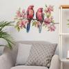 Cartoon Lovers Branch Bird Living Room Porch Home Decoration Wall Stickers Self-adhesive