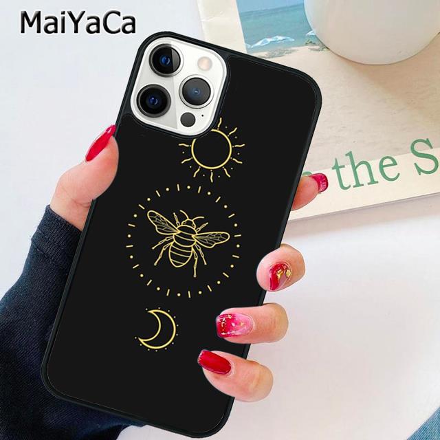 Bees Phone Case Cover For iPhone 17 Air 13 14 16 16e 15 pro max plus 11 12 shell  coque