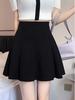 A-line Petite Women's Skirt - 2026 Autumn Academic Style Umbrella Skirt, High-Waisted Slimming Pleated Design