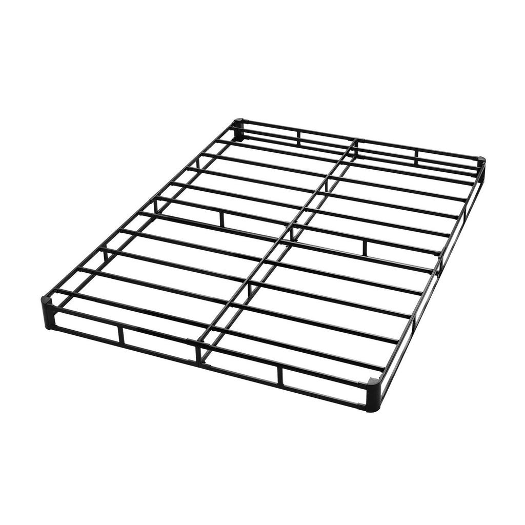 Boxspringbett, Bettgestell in Queen-Size mit waschbarem Stoffbezug, Robuster Metallrahmen für Queen-Size-Bett, 130 mm Matratzenrost, Max. Gewicht 1587,57 kg