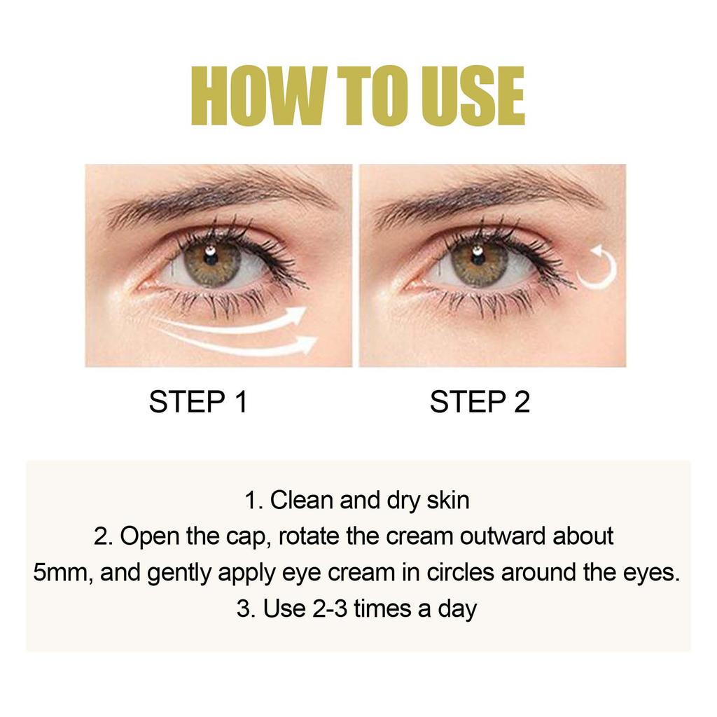 OUHOE Snail Care Eye Cream Stick Reduces Fine Lines, Tightens the Skin Around the Eyes, Nourishes and Cares for Eye Cream