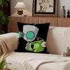 SciFi Invader Zim Cushion Cover Cushion Cover Set 4Pcs 50x50 45x45 40x40 Pillowcase Decorative Sofa Home Decor