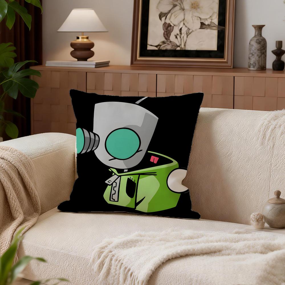SciFi Invader Zim Cushion Cover Cushion Cover Set 4Pcs 50x50 45x45 40x40 Pillowcase Decorative Sofa Home Decor