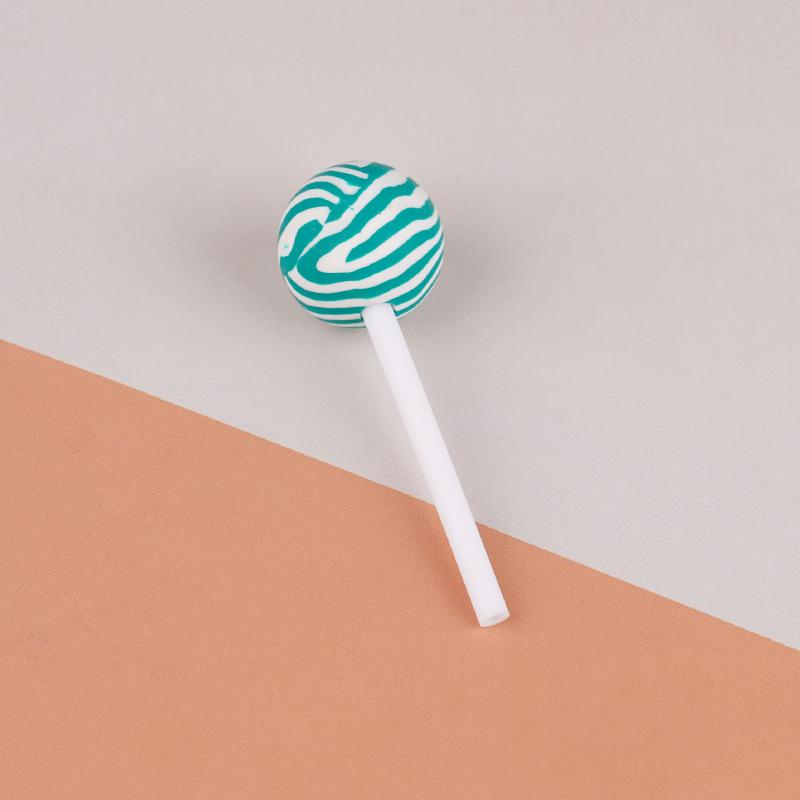 Soft Pottery Rainbow Lollipop Cream Glue Mobile Phone Case Accessories Jewelry Handicraft Accessories Children'S Play House Toys