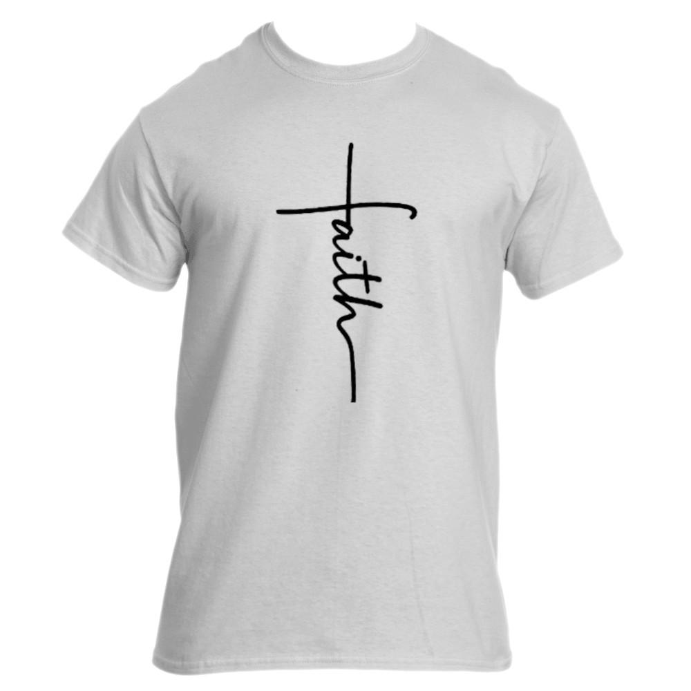 Jesus Faith Cross T-shirt Christian Religious SHIRT S