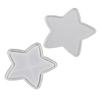 Heart Round-Star Silicone Resin Mold Coaster Shaker Epoxy Molds Quicksand