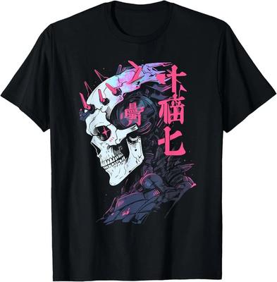 Anime Manga Cyberpunk Aesthetic Techwear Harajuku T-Shirt Size L & XL T-Shirt