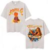 Karol G Tropicoqueta Tour New Album  Vintage Washed T Shirts Men Women Fashion Aesthetic Tshirt Casual Cotton Loose T Shirt