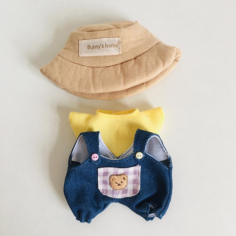 בגדי בובת קטיפה ויניל חמודה 17 ס"מ קופסה עיוורת - תליון LaBuBu שמלת אביזרים