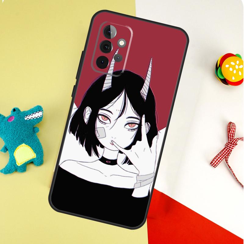 Devil Girl Woman For Samsung Galaxy A22 A32 A52 A54 A34 A14 A55 A35 A15 A53 A33 A13 A05 A06 A16 Phone Case